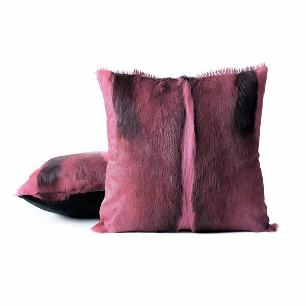 Rose Pink Springbok Pillow Cover