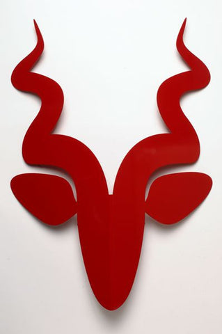 Red Buck Trophy-Curly Horns