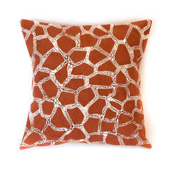 Medium Rawhide Giraffe Pillow