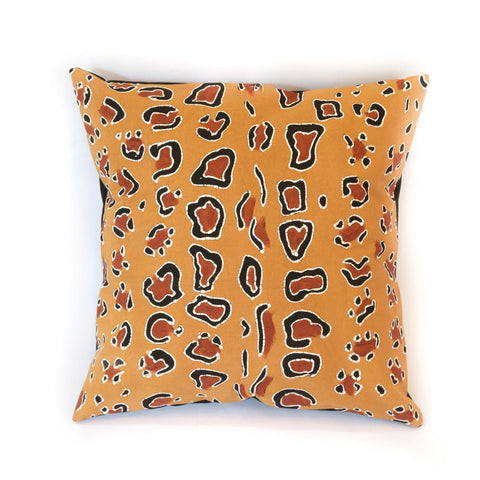Medium Rawhide Leopard Pillow