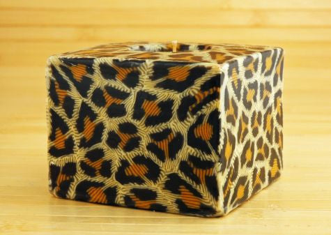 Leopard Cube Candle