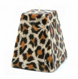 Leopard Pyramid Candle