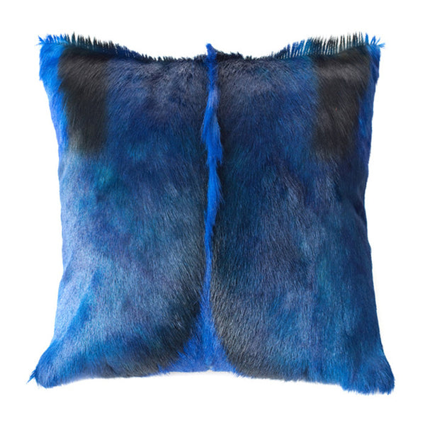 Blue Springbok Pillow Cover