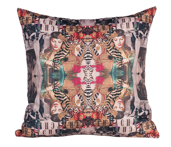 The Tretchikoff Collage Pillow Cover