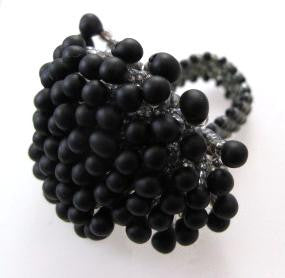 Black Anenome Ring