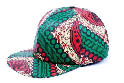 red and green cap
